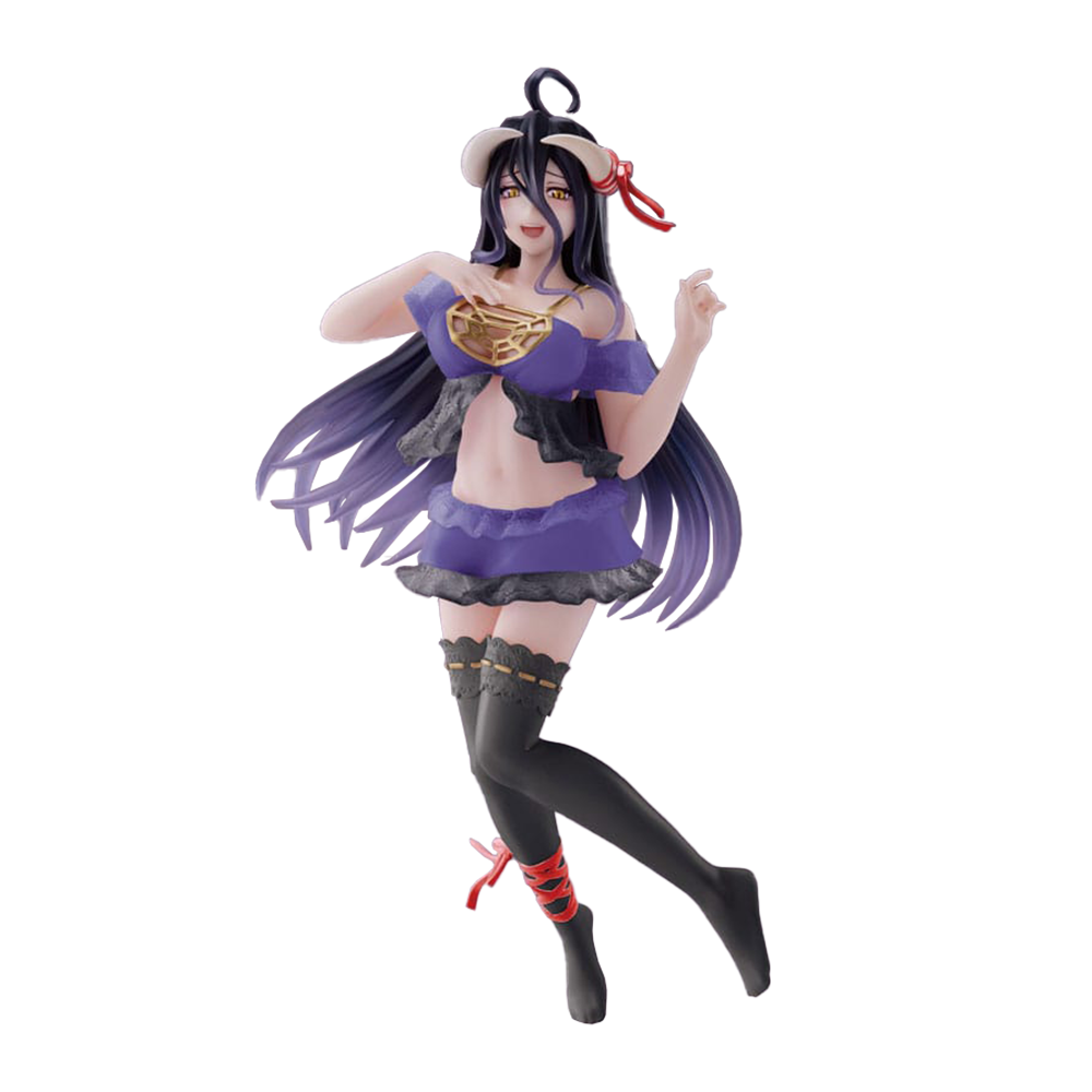 FIGURINE OVERLORD - ALBEDO COREFUL PURPLE NIGHTWEAR VER. RENEWAL - TAITO Flo'Kaze