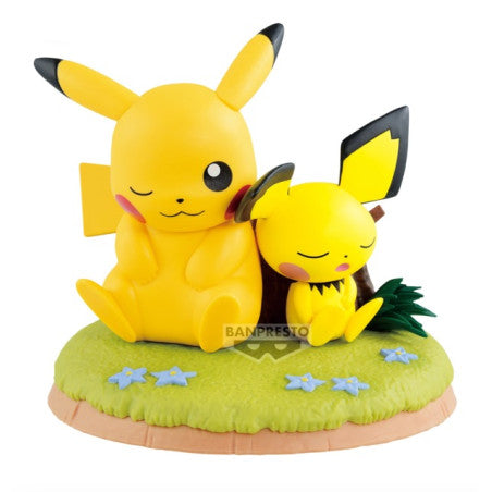 FIGURINE POKEMON - PIKACHU & PICHU RELAXING TIME - BANPRESTO Flo'Kaze