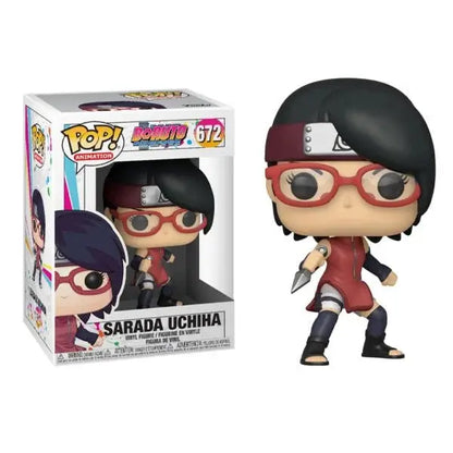 FIGURINE POP OCCASION BORUTO - UCHIHA SARADA N°672 - FUNKO - Flo'Kaze