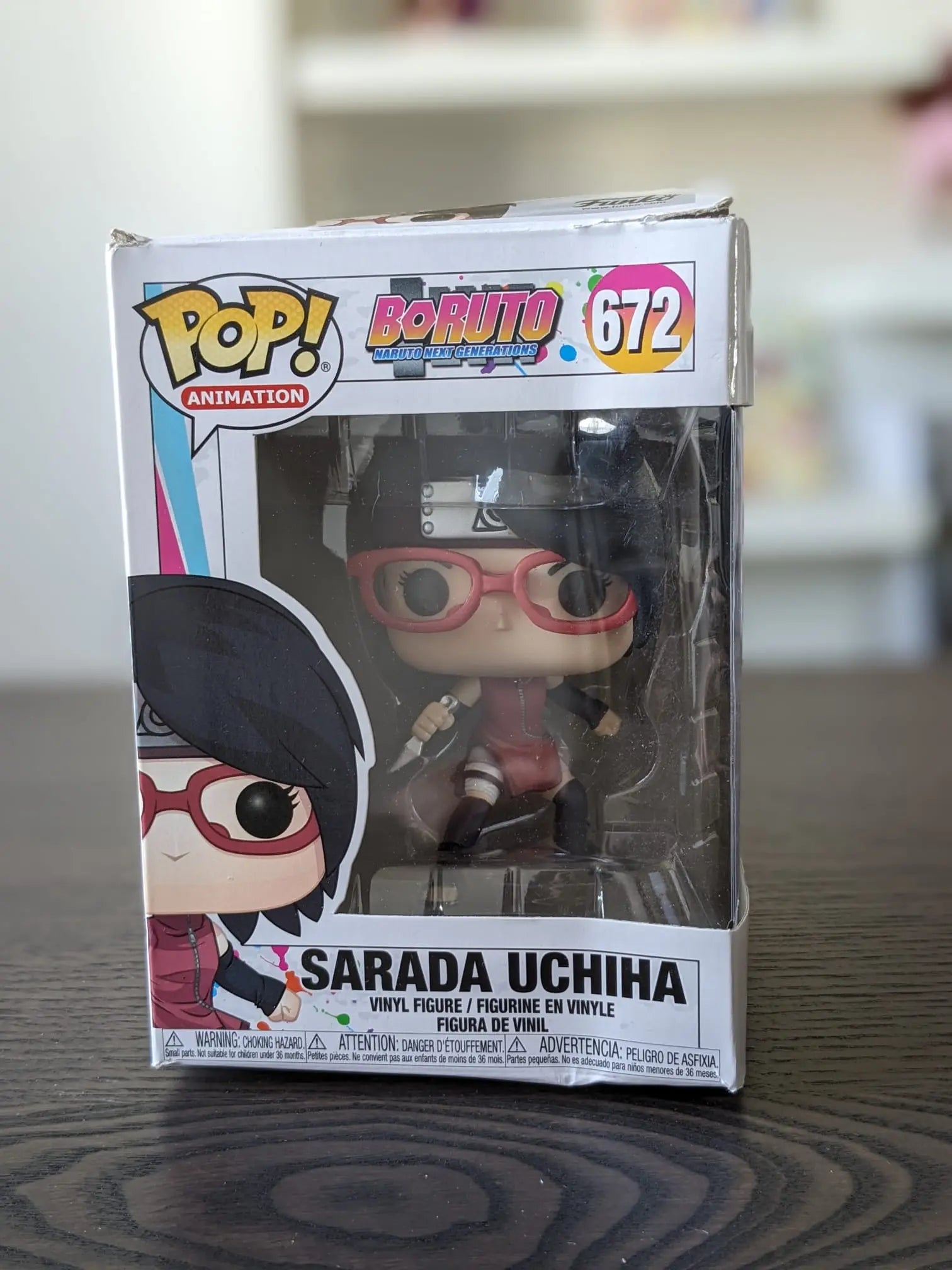 FIGURINE POP OCCASION BORUTO - UCHIHA SARADA N°672 - FUNKO - Flo'Kaze