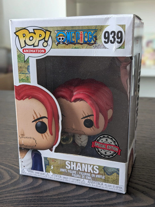 FIGURINE POP OCCASION ONE PIECE - SHANKS #939 - FUNKO - Flo'Kaze