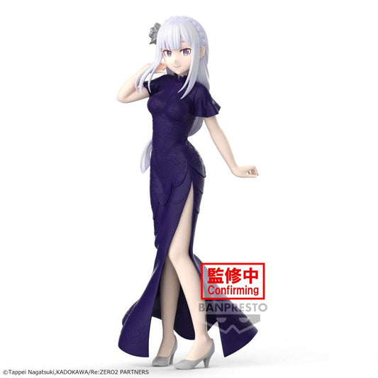 FIGURINE RE:ZERO - EMILIA GLITTER & GLAMOURS - BANPRESTO Flo'Kaze