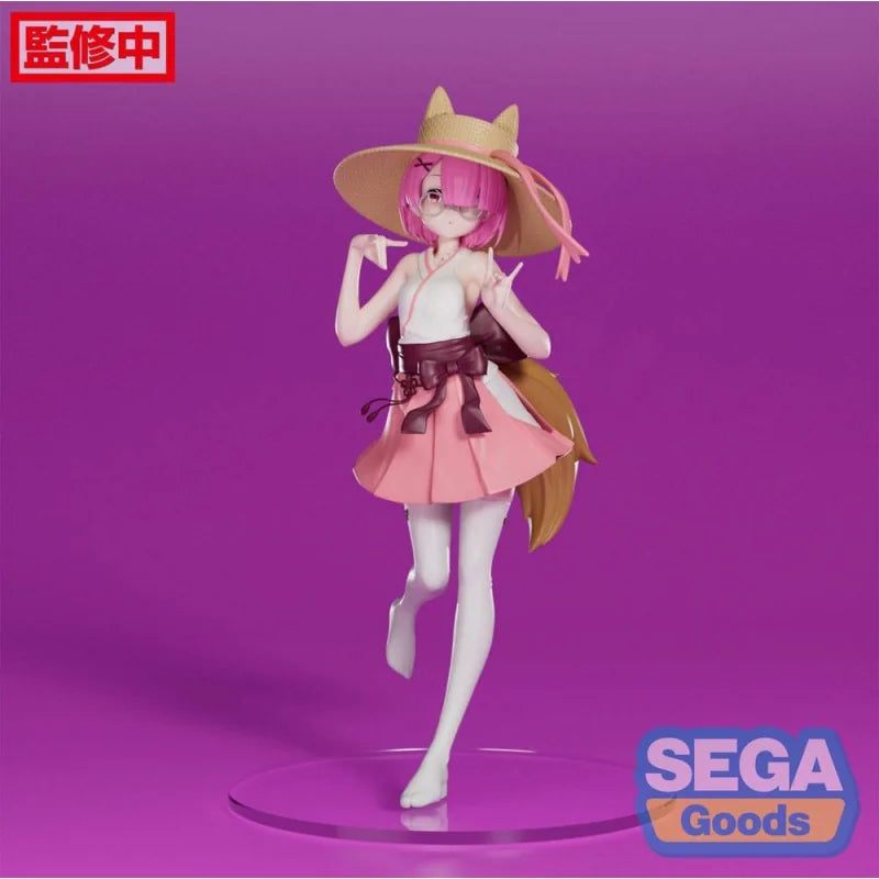 FIGURINE RE:ZERO - RAM LUMINASTA POM POKO RACCOON DOG - SEGA Flo'Kaze