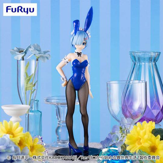 FIGURINE RE:ZERO - REM BICUTE BUNNIES BLUE VER. - FURYU Flo'Kaze