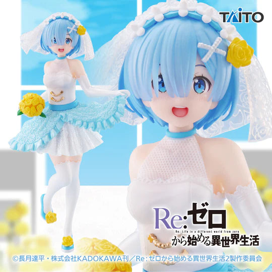 FIGURINE RE:ZERO - REM COREFUL WEDDING VER. - TAITO Flo'Kaze