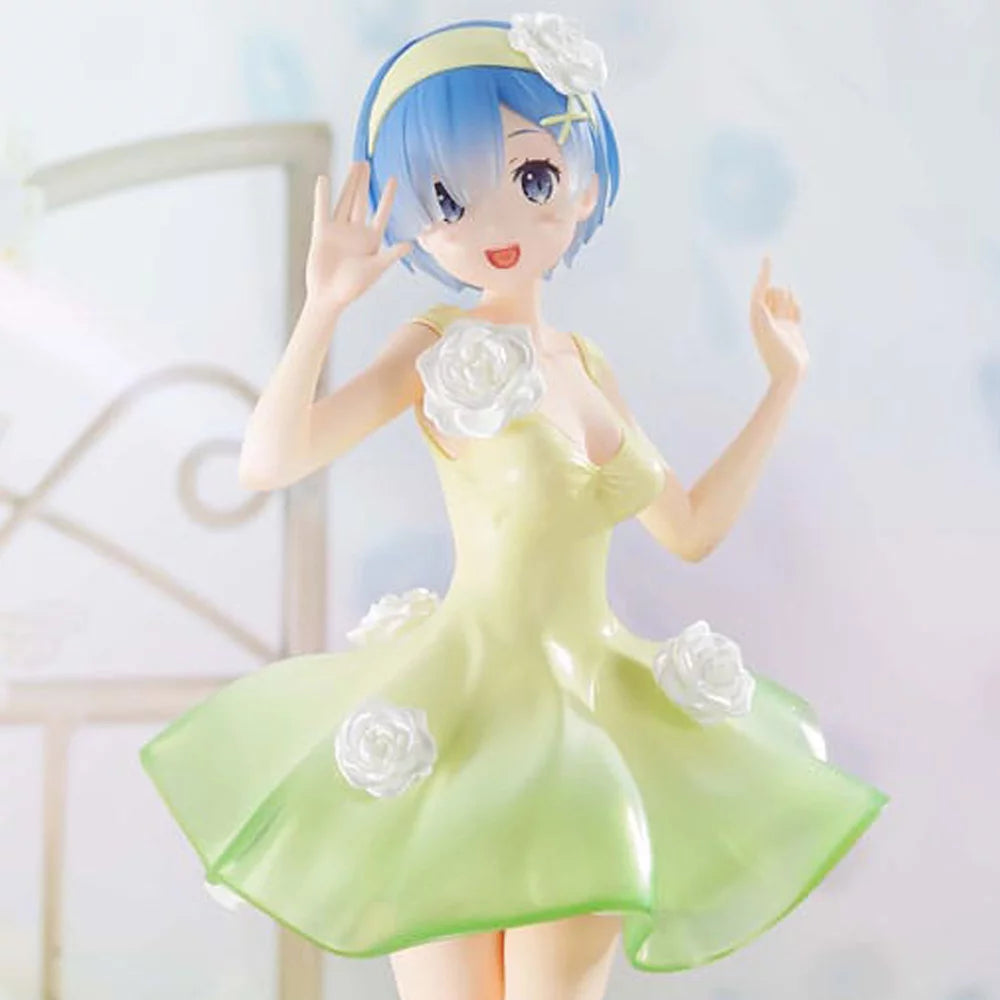 FIGURINE RE:ZERO - REM TRIO-TRY-IT FLOWER DRESS - FURYU Flo'Kaze
