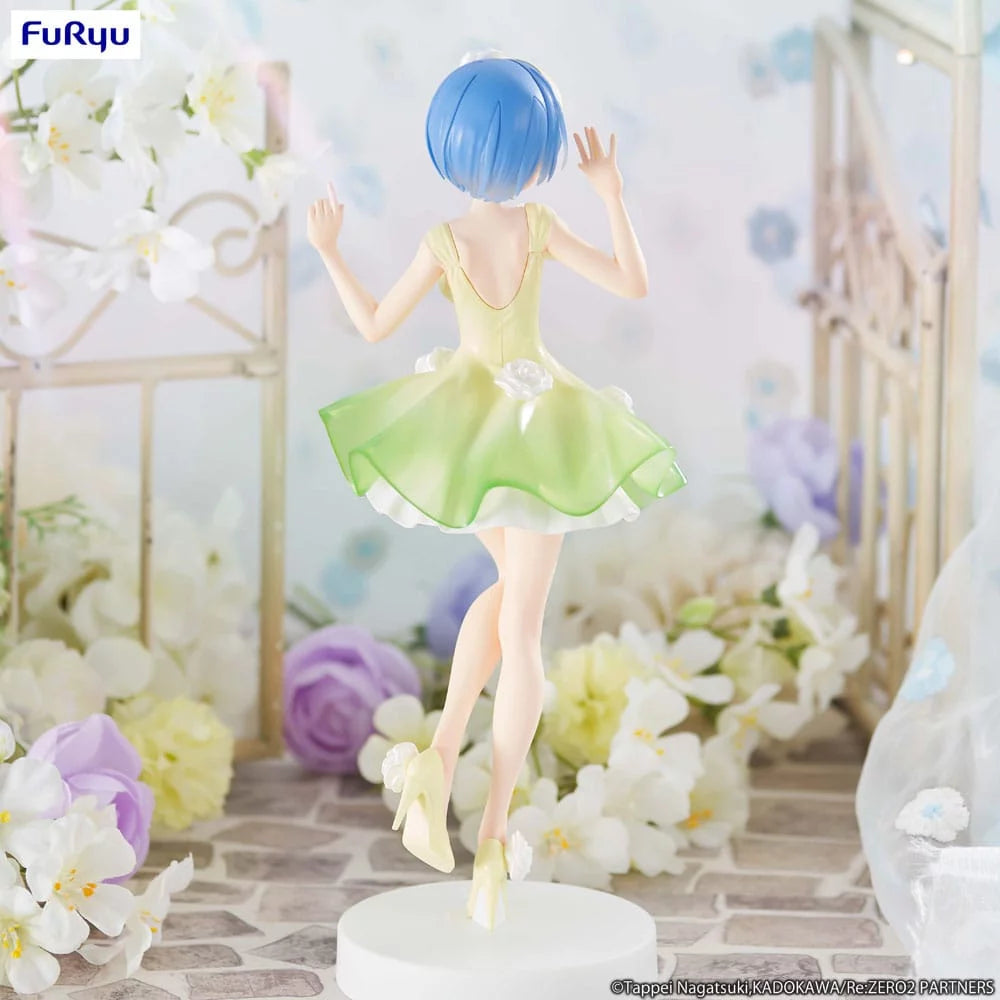 FIGURINE RE:ZERO - REM TRIO-TRY-IT FLOWER DRESS - FURYU Flo'Kaze