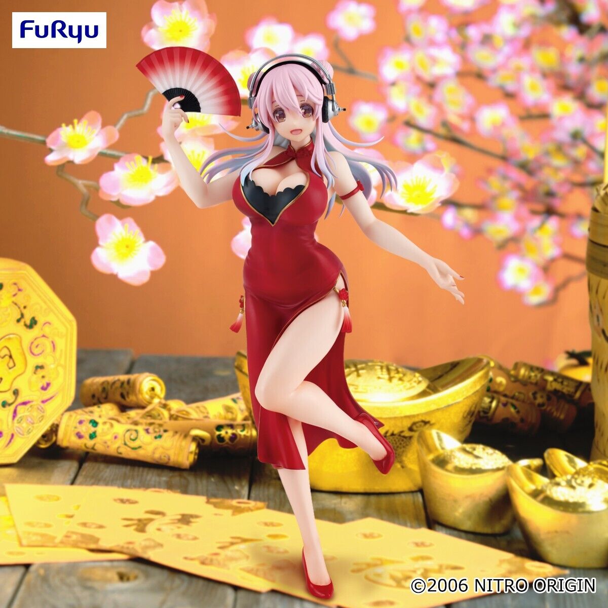 FIGURINE SUPER SONICO - SONICO CHINESE TRIO-TRY-IT DRESS VER. - FURYU Flo'Kaze