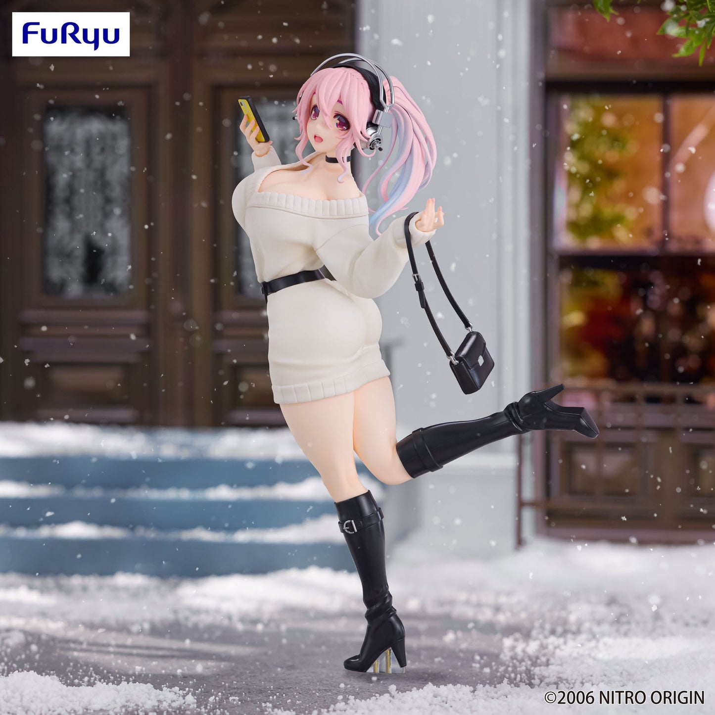 FIGURINE SUPER SONICO - SONICO TRIO-TRY-IT WINTER MEMORY VER. - FURYU Flo'Kaze