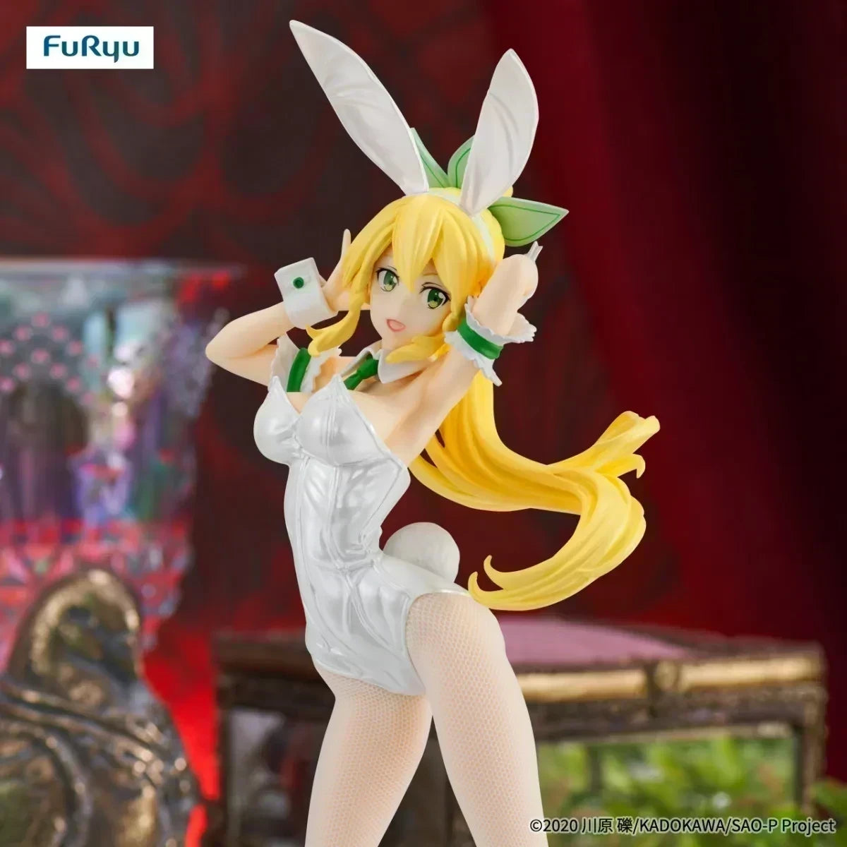 FIGURINE SWORD ART ONLINE - LEAFA BICUTE BUNNIES WHITE PEARL COLOR - FURYU Flo'Kaze
