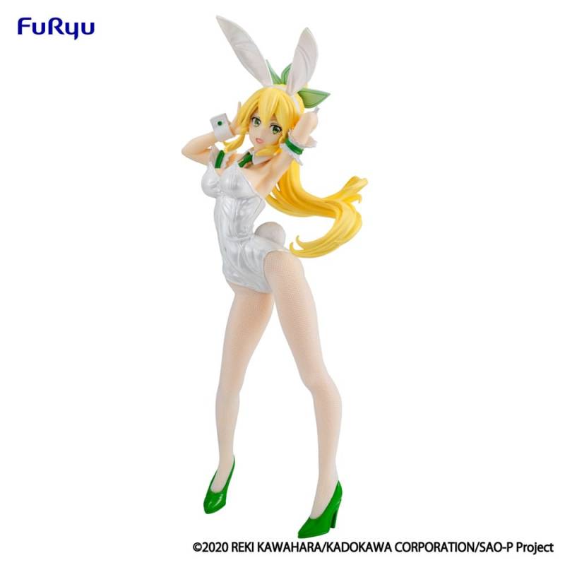 FIGURINE SWORD ART ONLINE - LEAFA BICUTE BUNNIES WHITE PEARL COLOR - FURYU Flo'Kaze