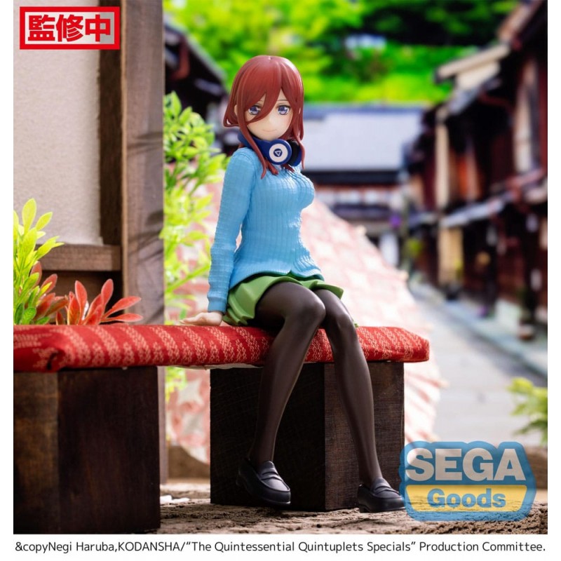 FIGURINE THE QUINTESSENTIAL QUINTUPLETS - NAKANO MIKU CHOKONOSE - SEGA Flo'Kaze
