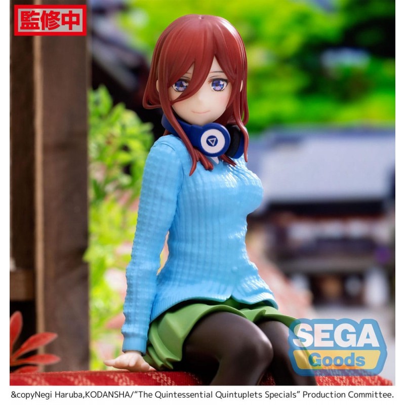 FIGURINE THE QUINTESSENTIAL QUINTUPLETS - NAKANO MIKU CHOKONOSE - SEGA Flo'Kaze