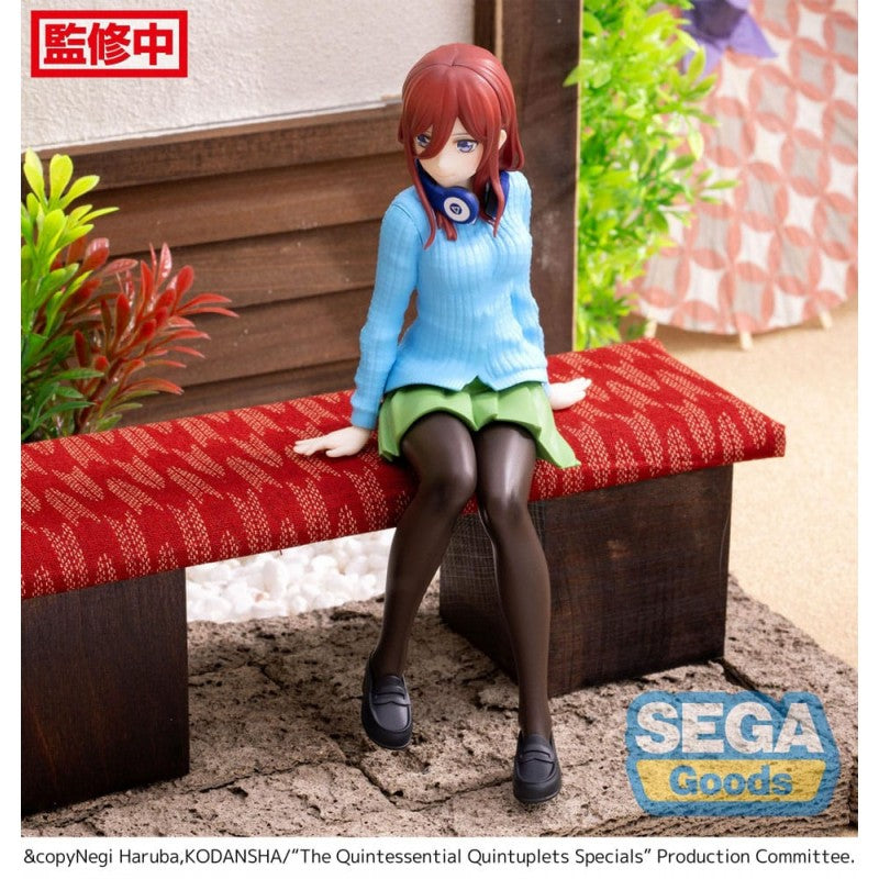 FIGURINE THE QUINTESSENTIAL QUINTUPLETS - NAKANO MIKU CHOKONOSE - SEGA Flo'Kaze