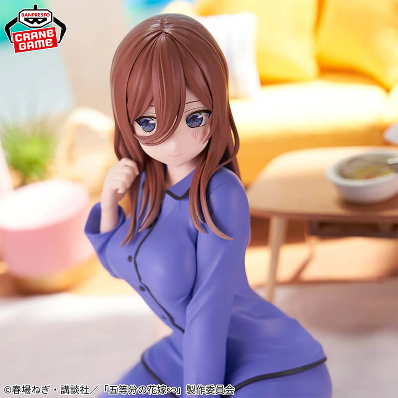 FIGURINE THE QUINTESSENTIAL QUINTUPLETS - NAKANO MIKU RELAX TIME - BANPRESTO Flo'Kaze