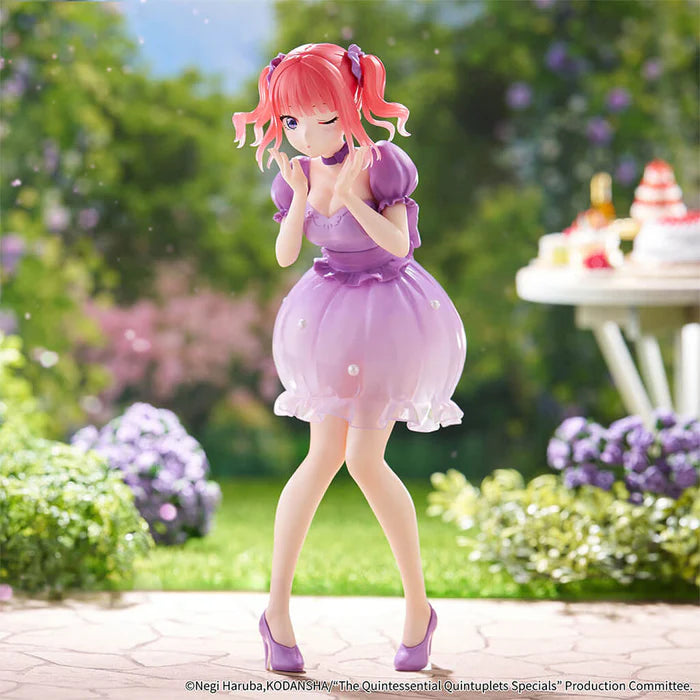 FIGURINE THE QUINTESSENTIAL QUINTUPLETS - NAKANO NINO TRIO-TRY-IT PASTEL DRESS VER. - FURYU Flo'Kaze