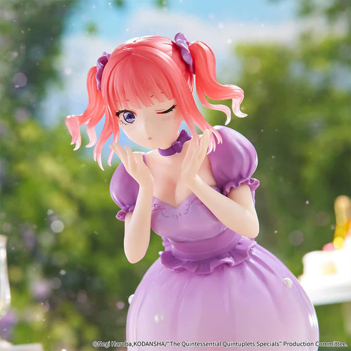 FIGURINE THE QUINTESSENTIAL QUINTUPLETS - NAKANO NINO TRIO-TRY-IT PASTEL DRESS VER. - FURYU Flo'Kaze