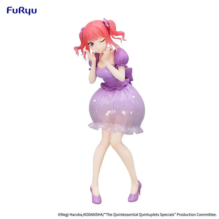 FIGURINE THE QUINTESSENTIAL QUINTUPLETS - NAKANO NINO TRIO-TRY-IT PASTEL DRESS VER. - FURYU Flo'Kaze