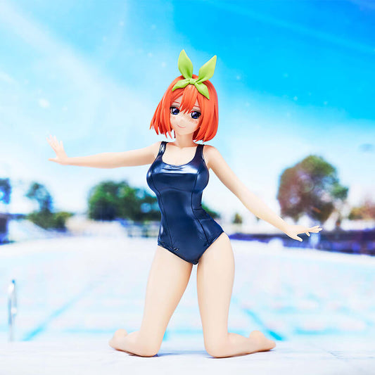 FIGURINE THE QUINTESSENTIAL QUINTUPLETS - NAKANO YOTSUBA CELESTIAL VIVI SCHOOL STYLE VER. - BANPRESTO Flo'Kaze