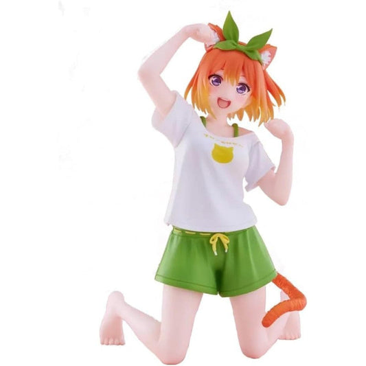 FIGURINE THE QUINTESSENTIAL QUINTUPLETS - NAKANO YOTSUBA DESKTOP CUTE CAT ROOM WEAR VER. - TAITO Flo'Kaze