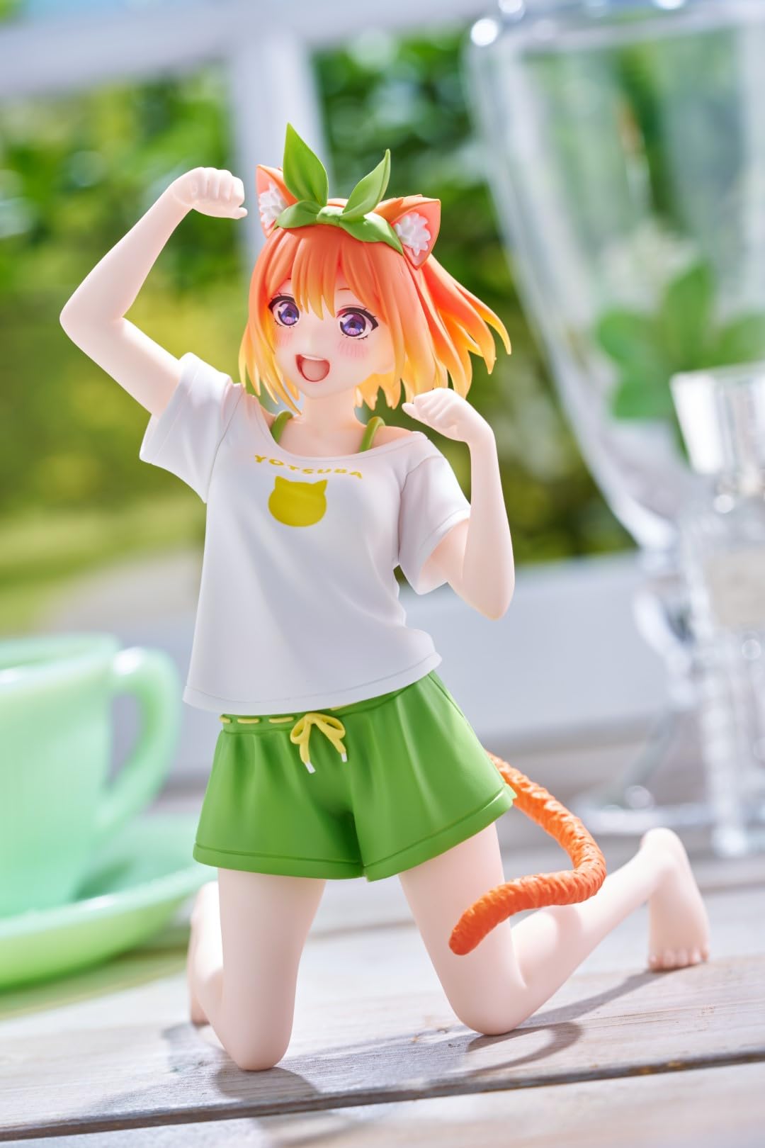 FIGURINE THE QUINTESSENTIAL QUINTUPLETS - NAKANO YOTSUBA DESKTOP CUTE CAT ROOM WEAR VER. - TAITO Flo'Kaze
