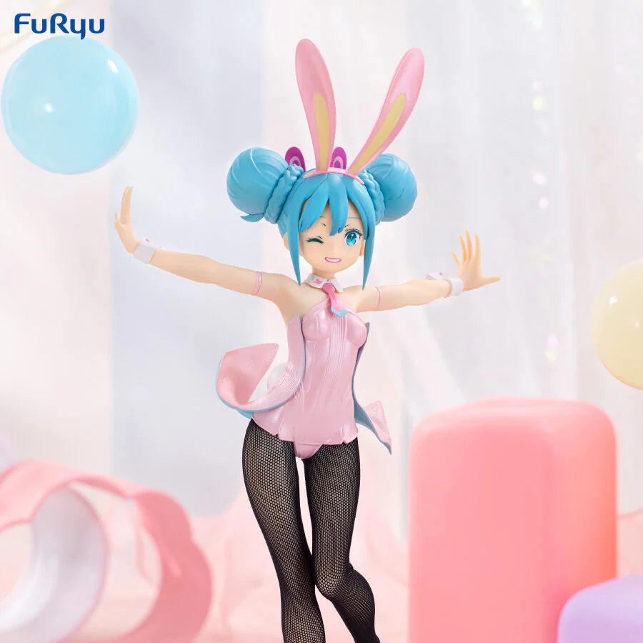 FIGURINE VOCALOID - HATSUNE MIKU BICUTE BUNNIES WINK PEARL PINK VER. - FURYU Flo'Kaze