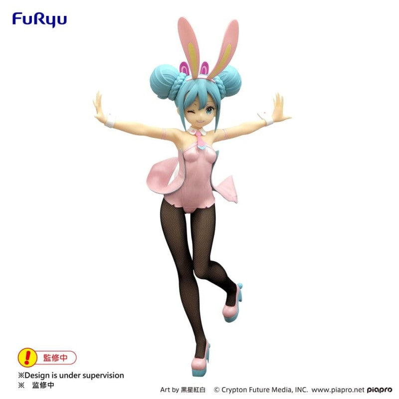 FIGURINE VOCALOID - HATSUNE MIKU BICUTE BUNNIES WINK PEARL PINK VER. - FURYU Flo'Kaze