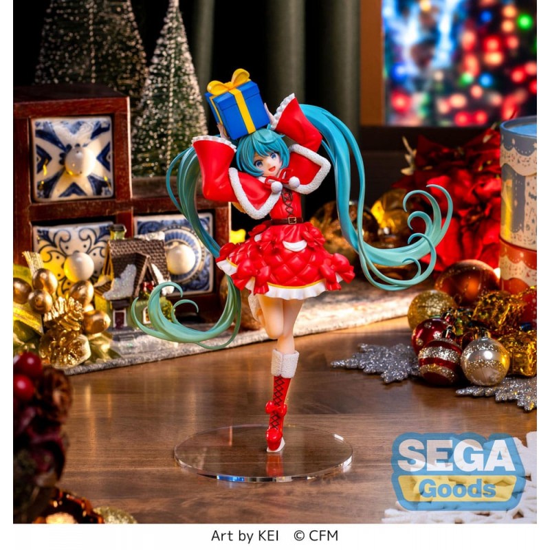 FIGURINE VOCALOID - HATSUNE MIKU LUMINASTA CHRISTMAS 2024 VER. - SEGA Flo'Kaze