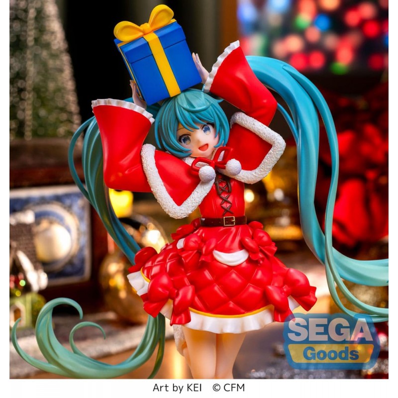 FIGURINE VOCALOID - HATSUNE MIKU LUMINASTA CHRISTMAS 2024 VER. - SEGA Flo'Kaze