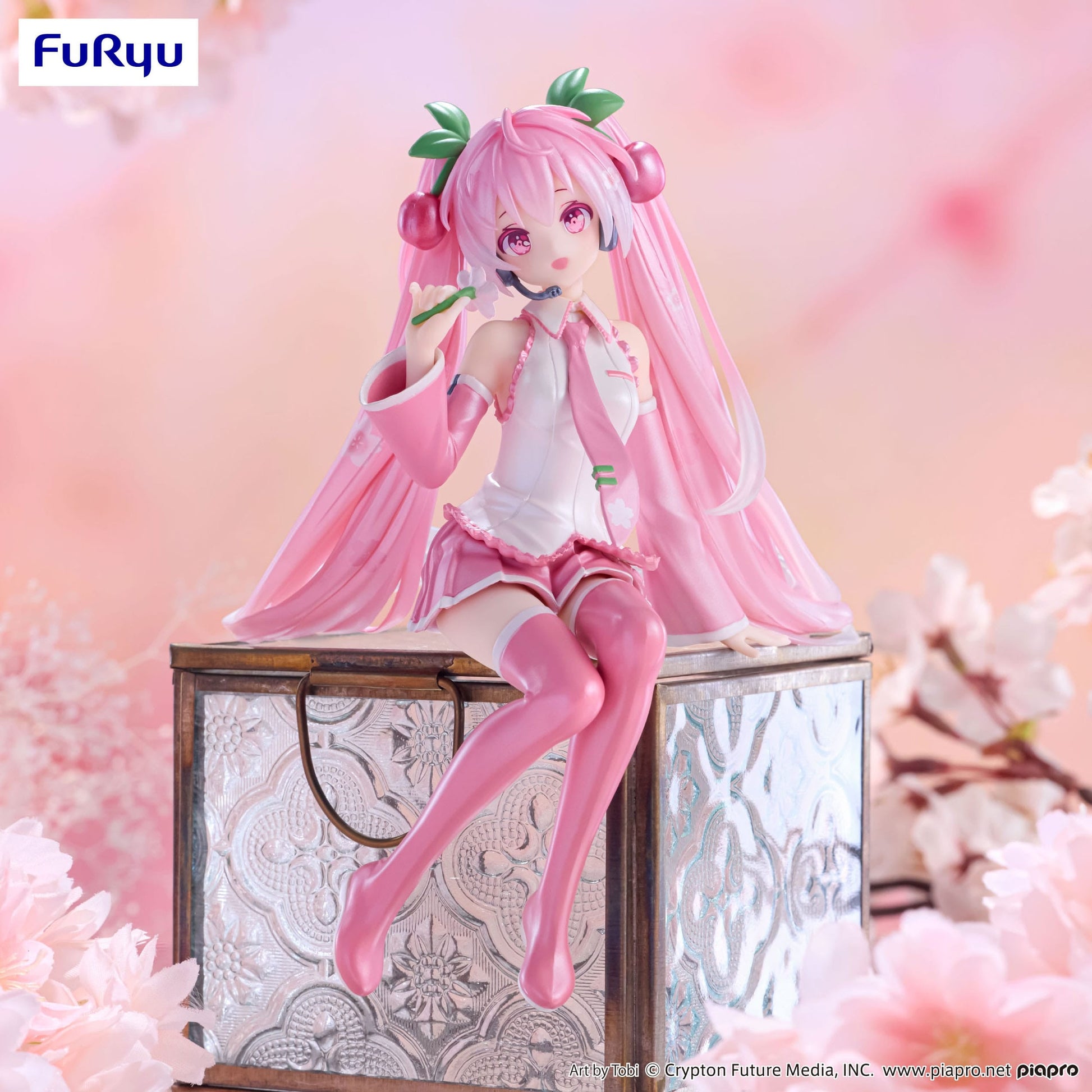 FIGURINE VOCALOID - HATSUNE MIKU NOODLE STOPPER SAKURA 2024 PEARL COLOR VER. - FURYU Flo'Kaze