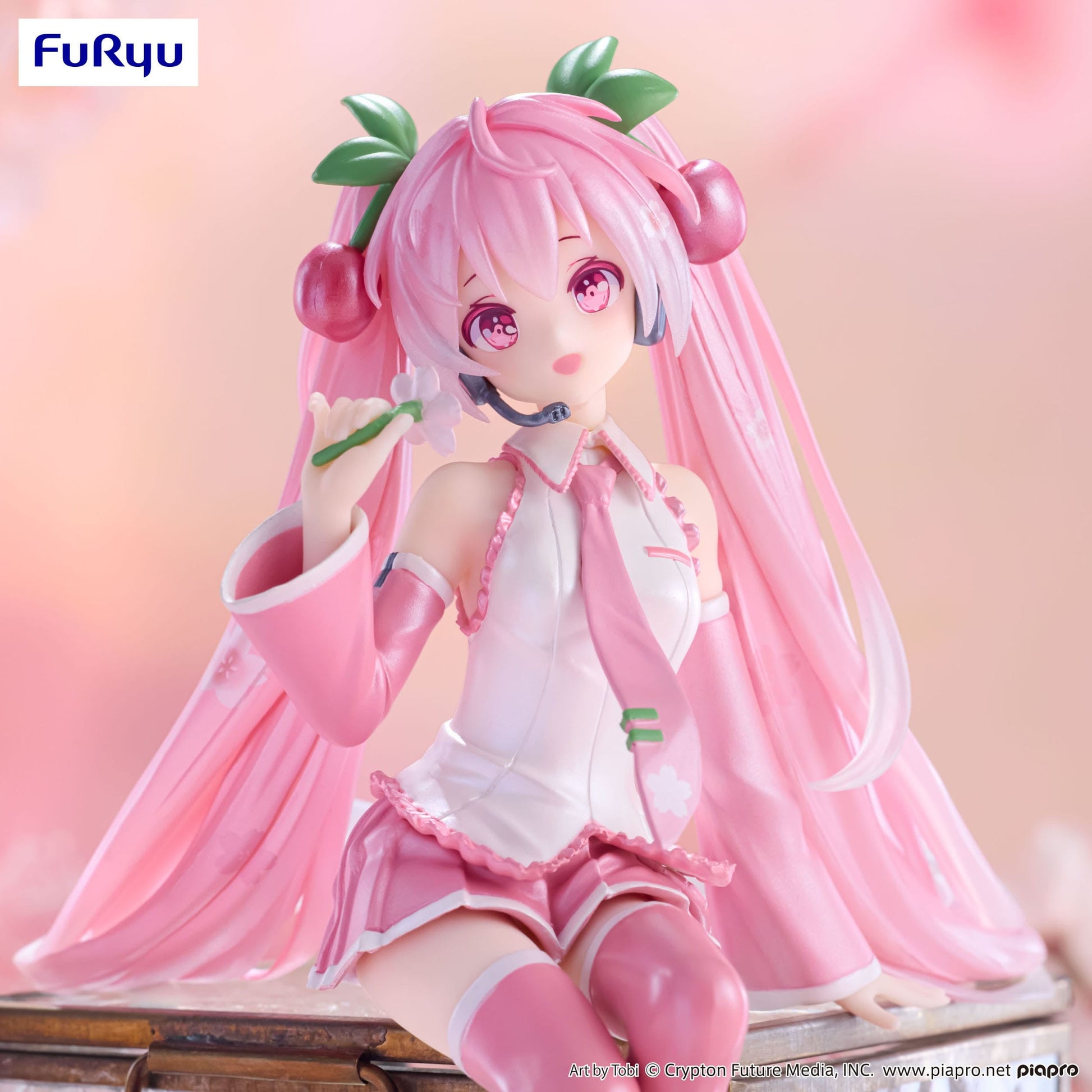 FIGURINE VOCALOID - HATSUNE MIKU NOODLE STOPPER SAKURA 2024 PEARL COLOR VER. - FURYU Flo'Kaze
