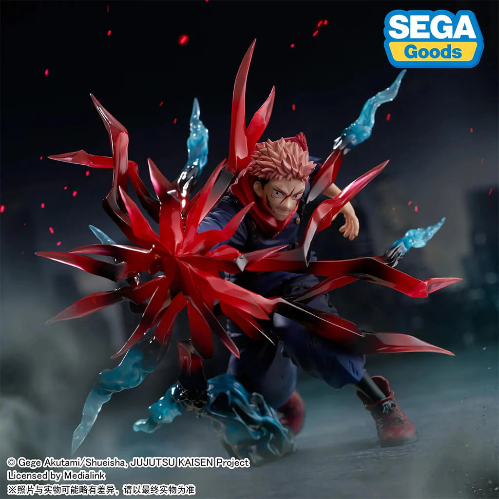 Figurine Jujutsu Kaisen - Itadori Yuji Luminasta Black Flash - SEGA Flo'Kaze