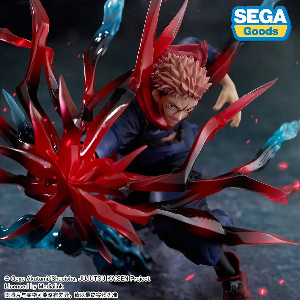 Figurine Jujutsu Kaisen - Itadori Yuji Luminasta Black Flash - SEGA Flo'Kaze