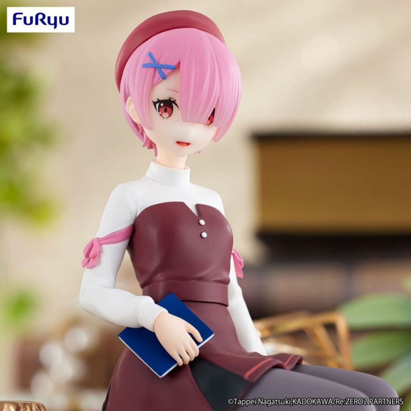 Figurine Re : Zero - Ram Noodle Stopper Book Girl - FuRyu Flo'Kaze