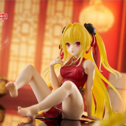 Figurine To Love Ru - Golden Darkness Desktop Cute Chinese Dress Ver. - Taito Flo'Kaze