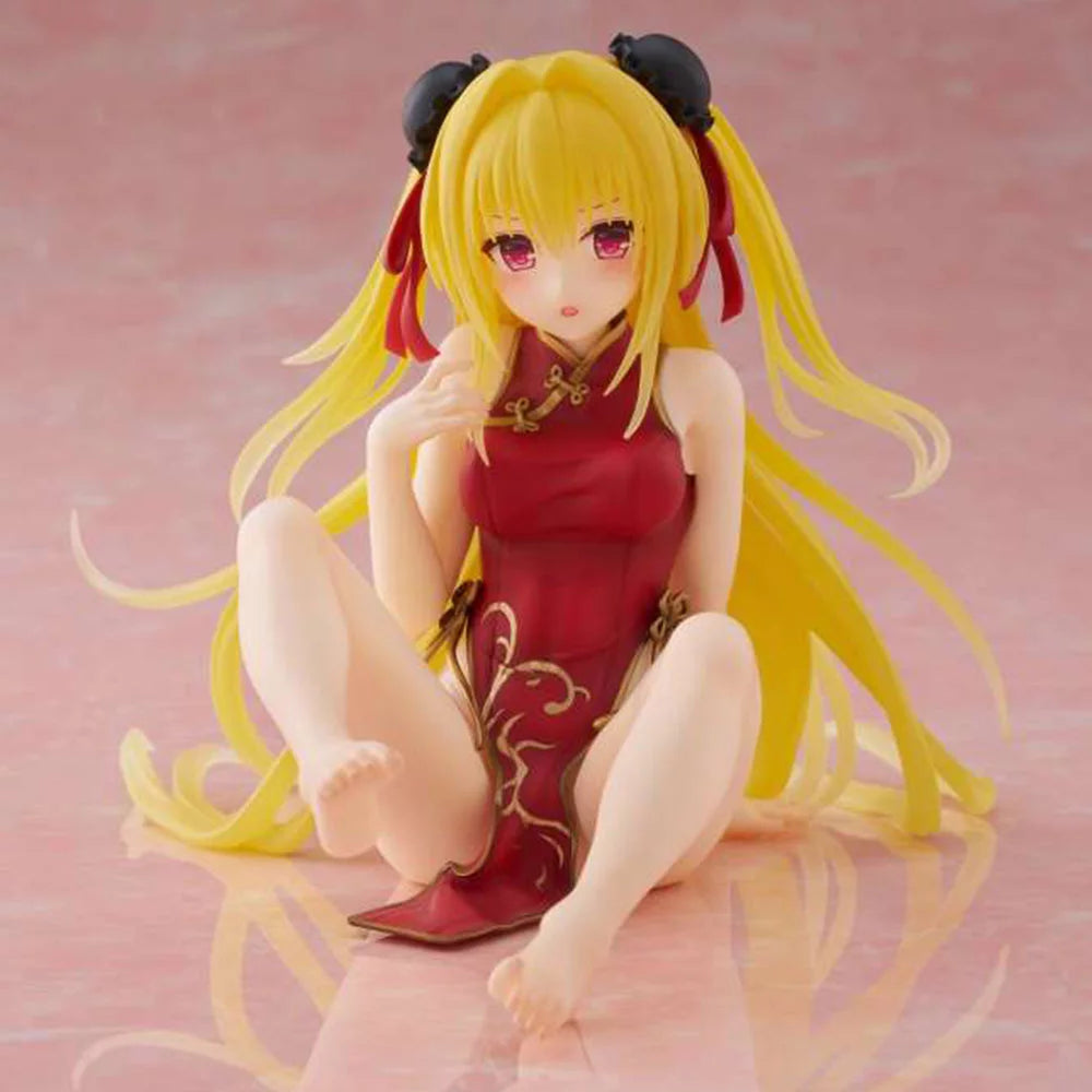 Figurine To Love Ru - Golden Darkness Desktop Cute Chinese Dress Ver. - Taito Flo'Kaze