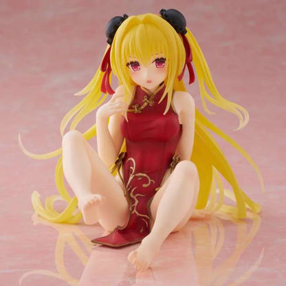 Figurine To Love Ru - Golden Darkness Desktop Cute Chinese Dress Ver. - Taito Flo'Kaze