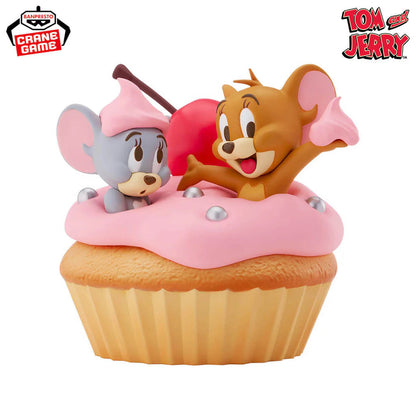 Figurine Tom & Jerry - Jerry & Tuffy BIG Sofvifigure Sweet Cupcake - Banpresto Flo'Kaze