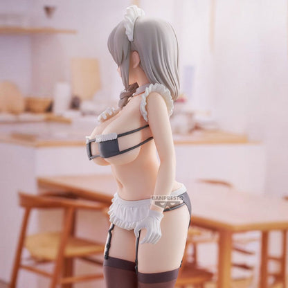 Figurine Uzaki-Chan Wants To Hang Out - Uzaki Tsuki Glitter & Glamours Maid Ver. - Banpresto Flo'Kaze