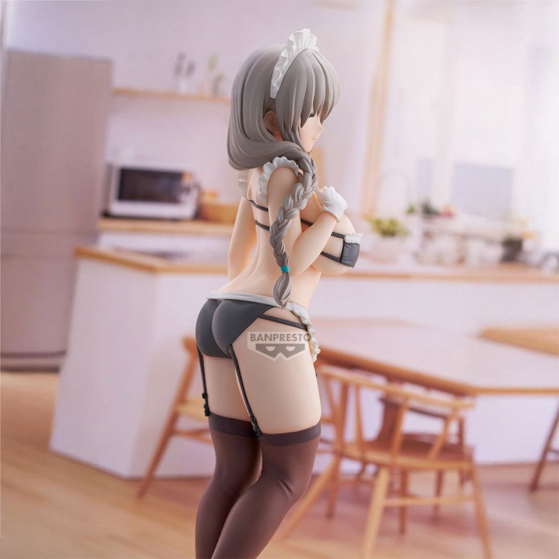 Figurine Uzaki-Chan Wants To Hang Out - Uzaki Tsuki Glitter & Glamours Maid Ver. - Banpresto Flo'Kaze