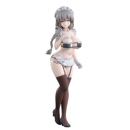 Figurine Uzaki-Chan Wants To Hang Out - Uzaki Tsuki Glitter & Glamours Maid Ver. - Banpresto Flo'Kaze