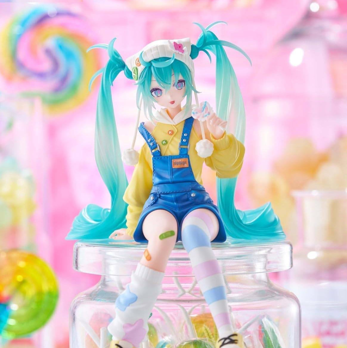 Figurine Vocaloid - Hatsune Miku Noodle Stopper Lollipop Ver. - FuRyu Flo'Kaze