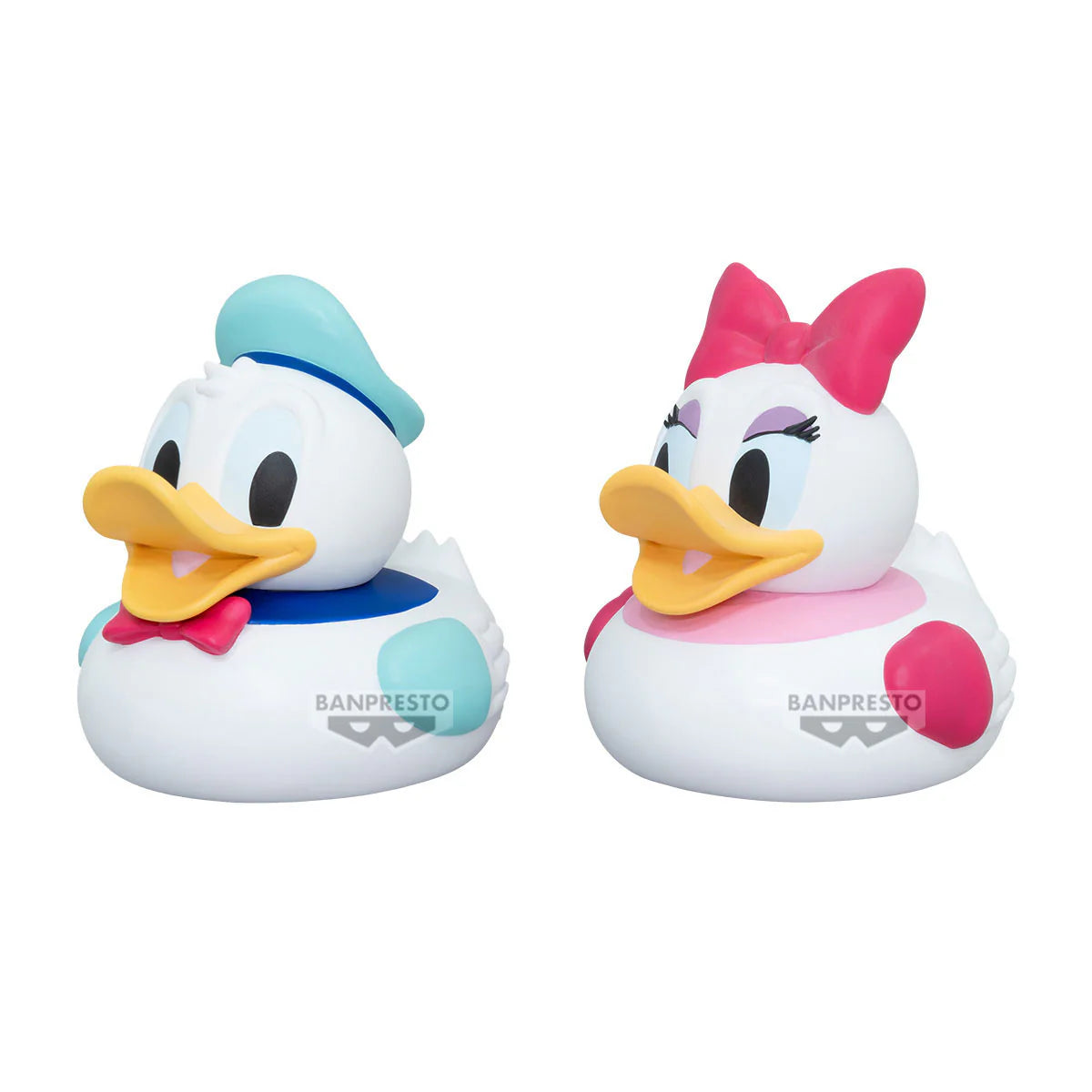 Figurines Disney - Daisy & Donald Duck Sofvimates In The Bath Ver. - Banpresto Flo'Kaze