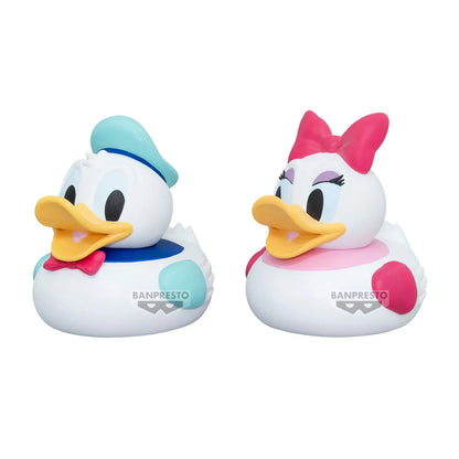 Figurines Disney - Daisy & Donald Duck Sofvimates In The Bath Ver. - Banpresto Flo'Kaze