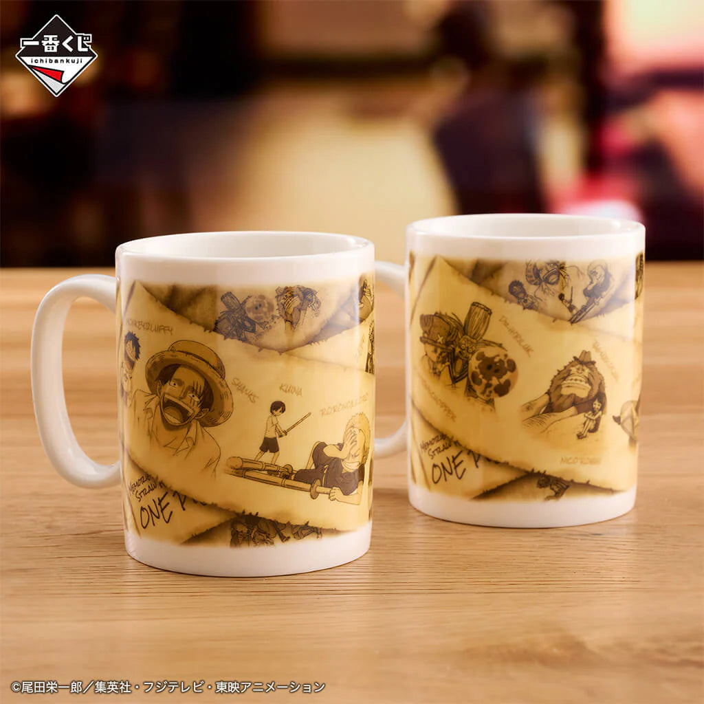 GOODIES ONE PIECE - MUG ROAD TO DAWN REVIBLE MOMENT LOT E VER.B - ICHIBAN KUJI Flo'Kaze