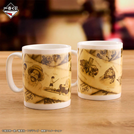 GOODIES ONE PIECE - MUG ROAD TO DAWN REVIBLE MOMENT LOT E VER.B - ICHIBAN KUJI Flo'Kaze