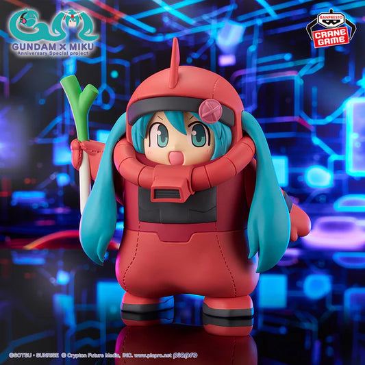 Figurine Mobile Suit Gundam x Hatsune Miku 45th Anniversary - Hatsune Miku Char Zaku Costume Ver. - Banpresto Flo'Kaze
