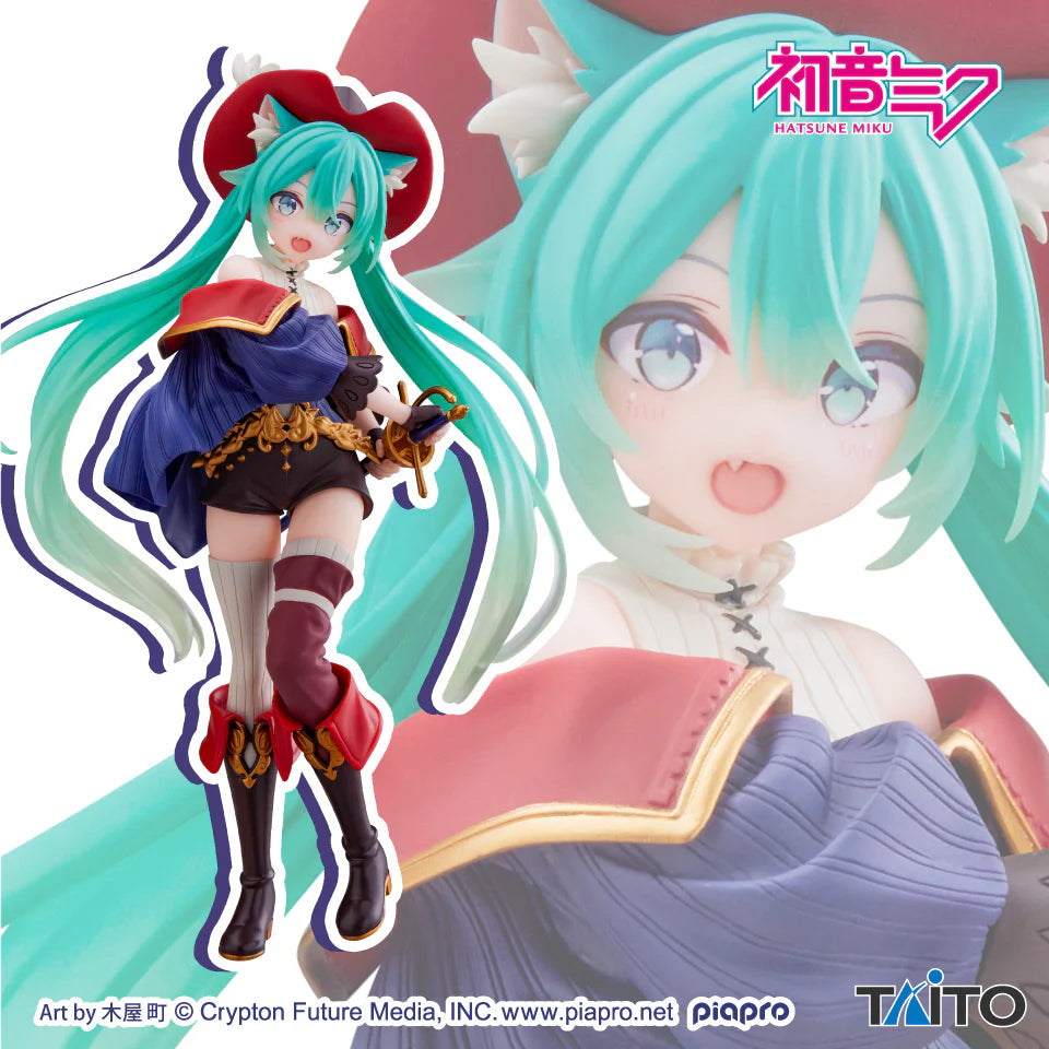 Figurine Vocaloid - Hatsune Miku Wonderland Puss In Boots - Taito Flo'Kaze