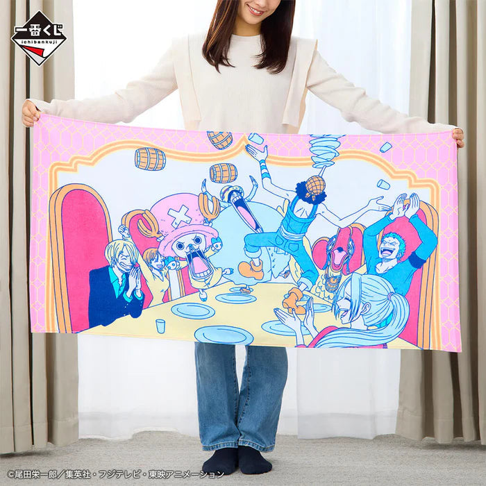 Goodies One Piece - Big Towel Ichiban Kuji The Greatest Battle Lot F - Bandai Flo'Kaze