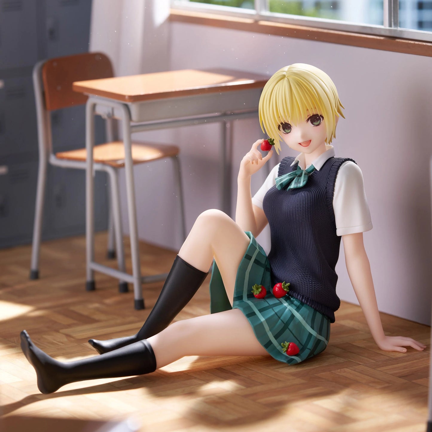 Figurine Ichigo 100% - Tsukasa Nishino Desktop Cute School Uniform Ver. - Taito Flo'Kaze